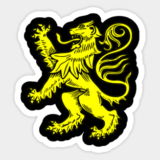 Lion coat of arms Sticker